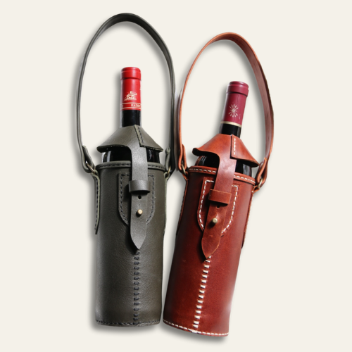 Wine Bag | Cylinder (Olive Green)